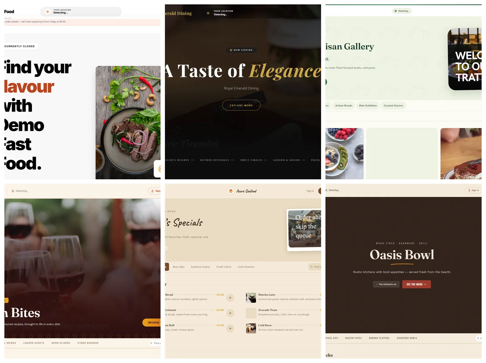 Your own ordering website in Bitte