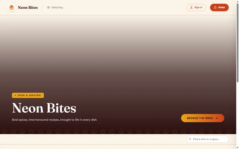 Smokehouse theme preview