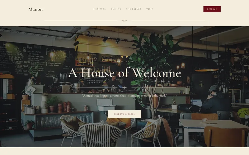 Manoir theme preview